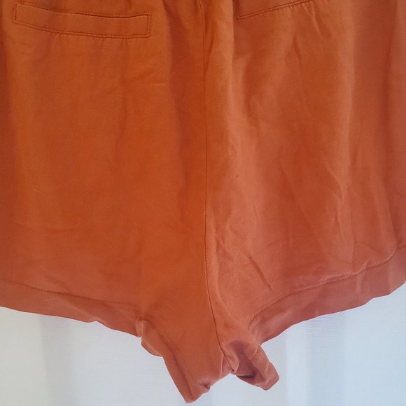 Forever 21 Sienna Orange Relaxed Flowy Shorts Size M - Picture 7 of 11